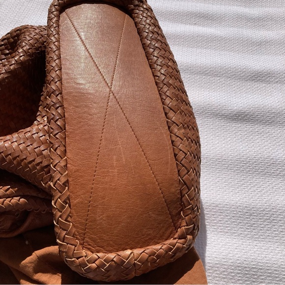 GENUINE LEATHER BAG HOBO MADE IN ITALY/ Retro Vintage Style - Picture 13 of 13